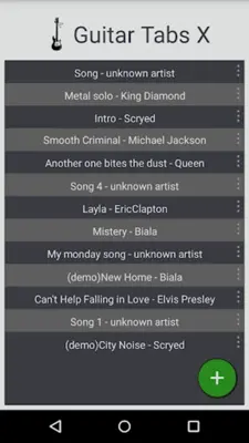 Guitar Tabs X android App screenshot 0